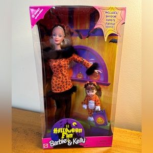 1998 Vintage Halloween Fun Barbie&Kelly Target Special Edition Gift set NRFB